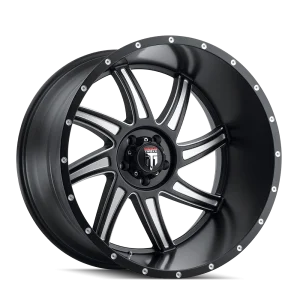 American Truxx – VORTEX – Black – 20″x10″ -24mm – Summer Wheels – AT162-2185M-24